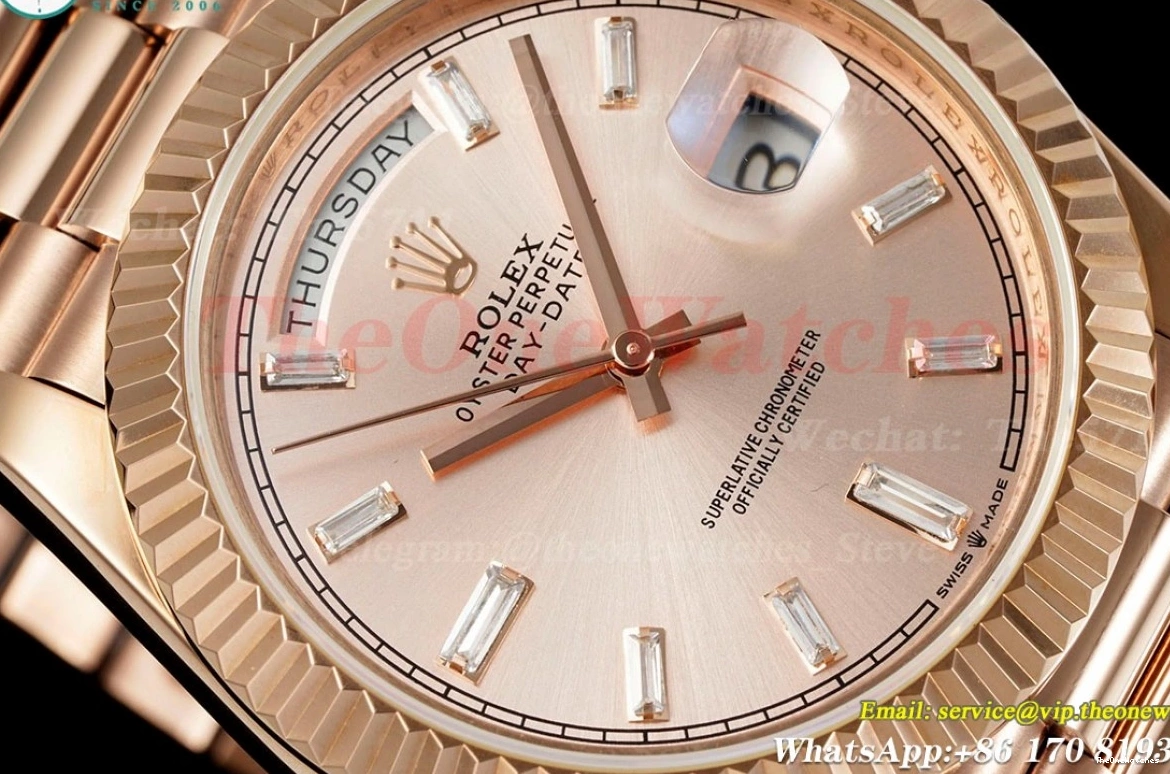 KF Dia DayDate RG Weight) 40mm Gold Rose 228235 VR3255(Gain RG 0523